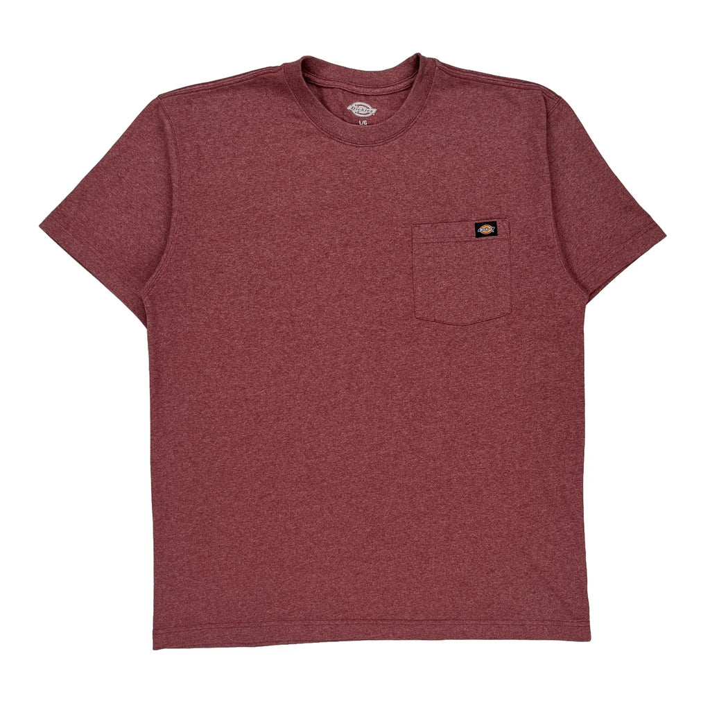 image of Dickies T-Shirt - Large Red Cotton Blend