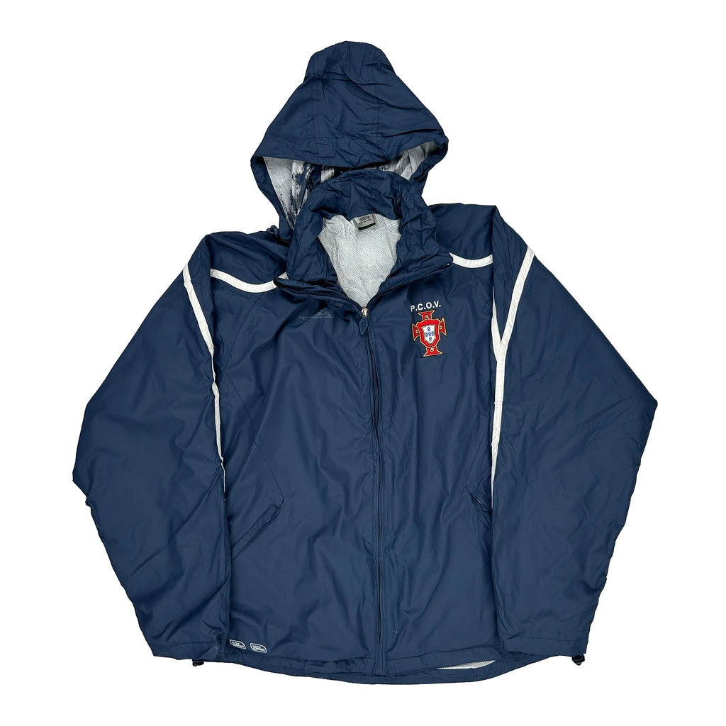 image of Umbro Jacket - Large Blue Polyester
