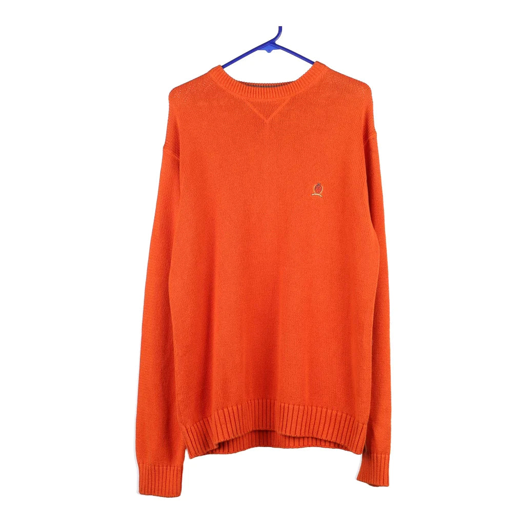 image of Tommy Hilfiger Jumper - Small Orange Cotton