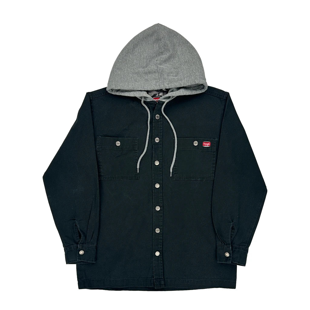 image of Wrangler Jacket - Small Black Cotton Blend