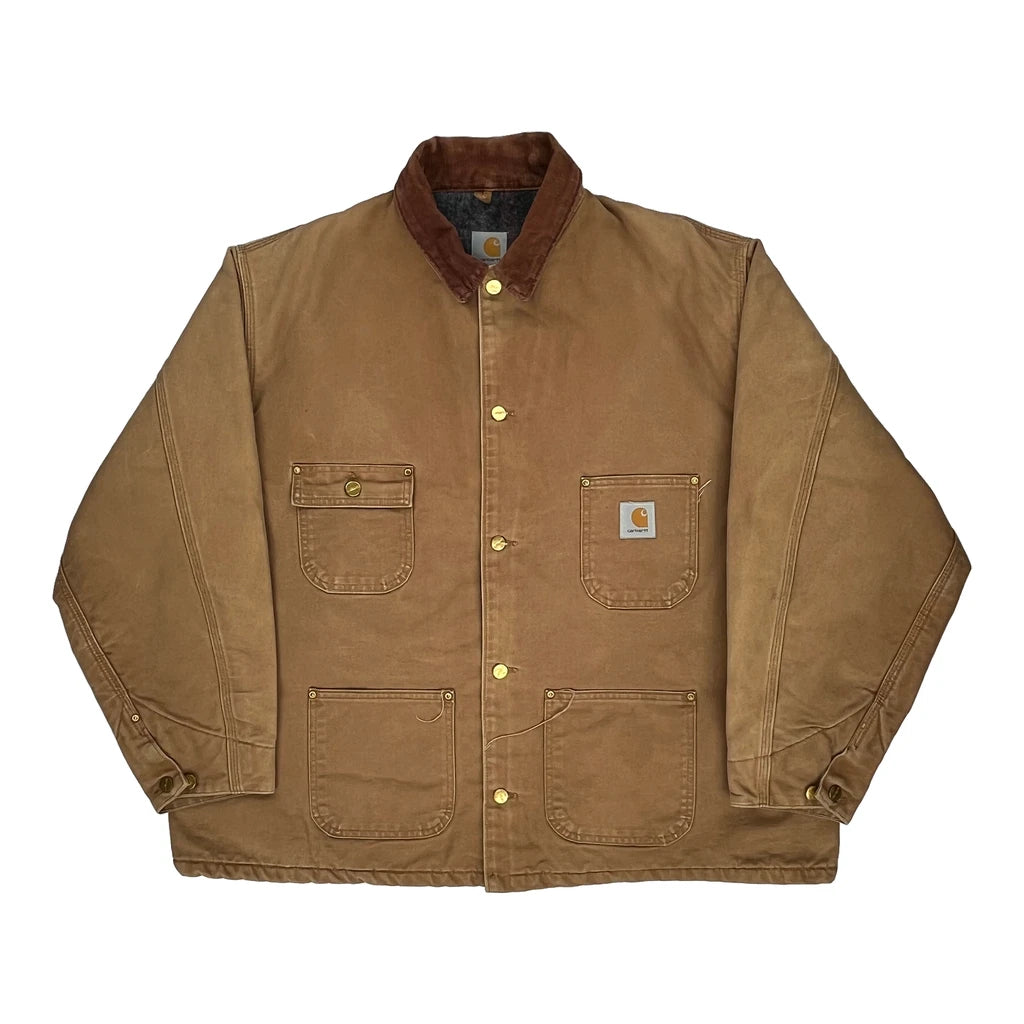 image of Carhartt Oversized Jacket - 4XL Brown Cotton