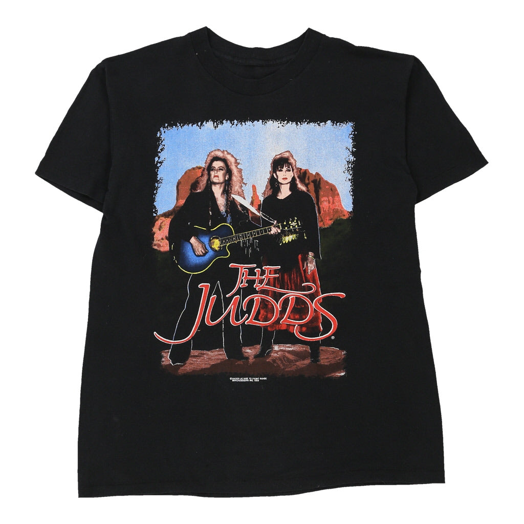 image of The Judds 1990 Tour Unbranded T-Shirt - Large Black Cotton