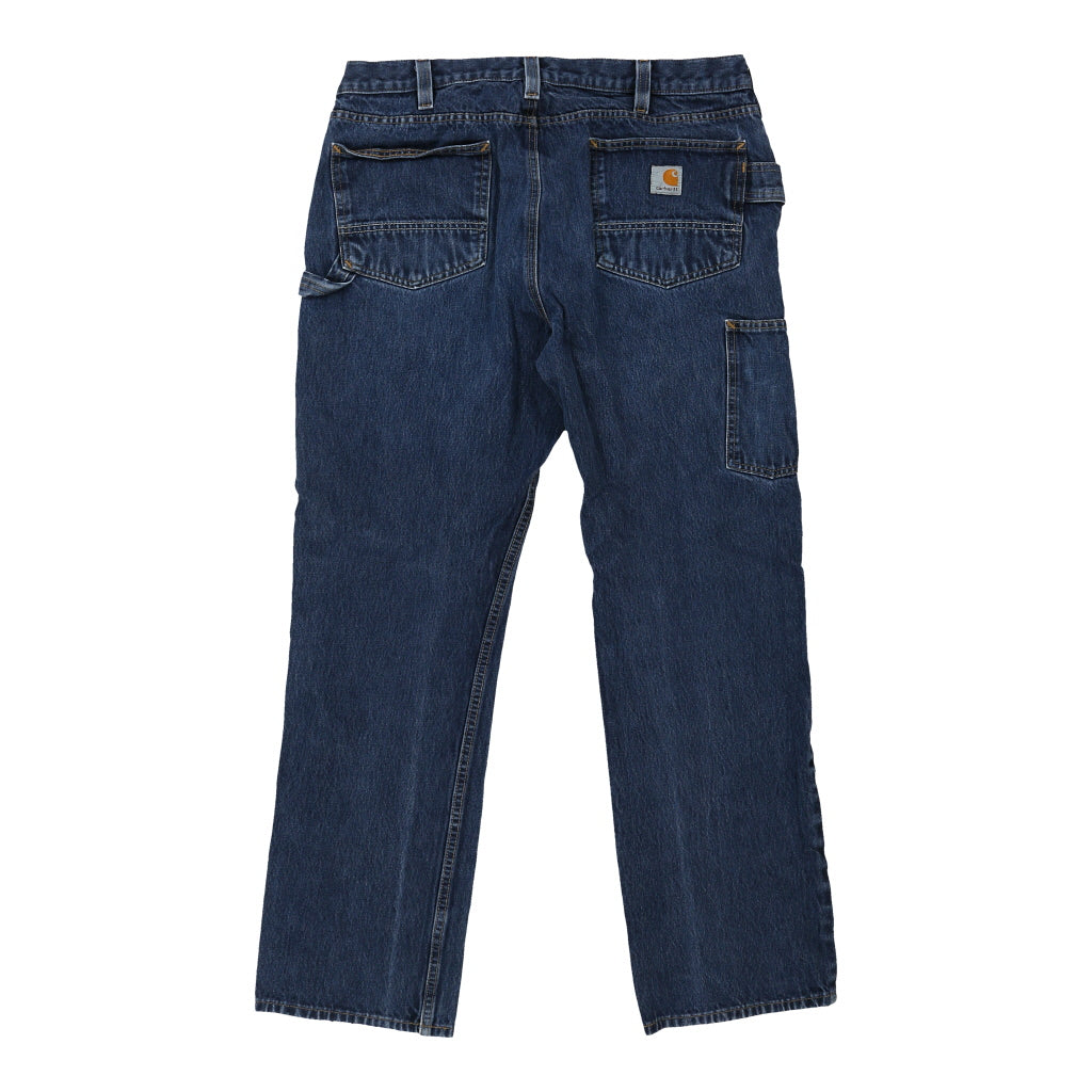 Image of Carhartt Carpenter Jeans - 35W 30L Blue Cotton