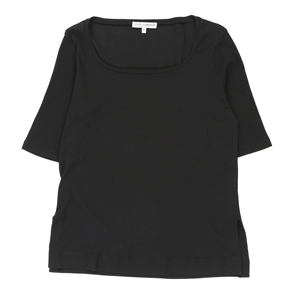 image of Dolce & Gabbana T-Shirt - Medium Black Cotton