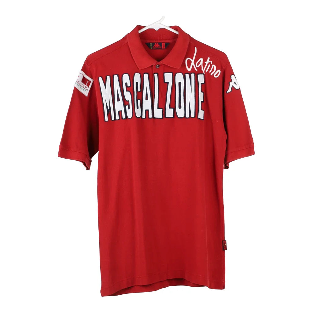 image of Mascalzone Kappa Polo Shirt - Small Red Cotton