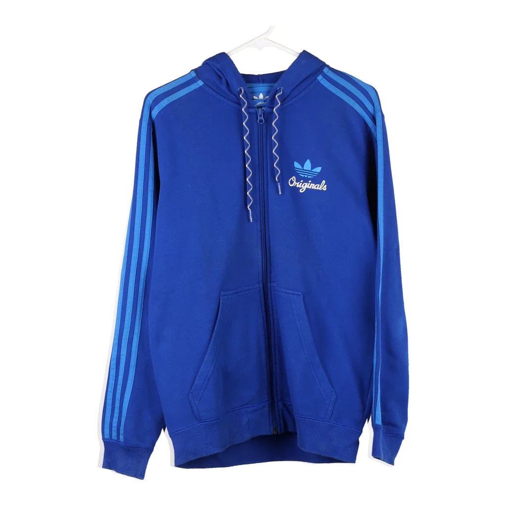 image of Originals Adidas Hoodie - Small Blue Cotton