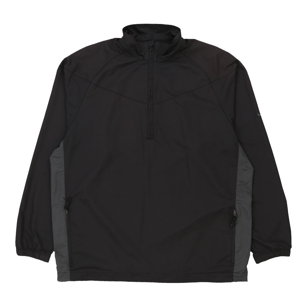 image of Nike Golf 1/4 Zip - Large Black Nylon