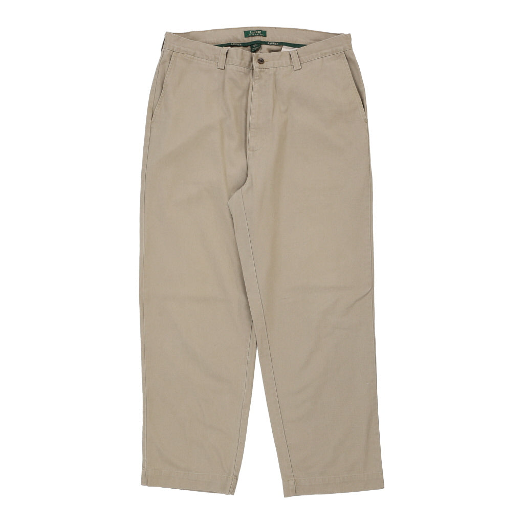 image of Ralph Lauren Trousers - 37W 30L Beige Cotton