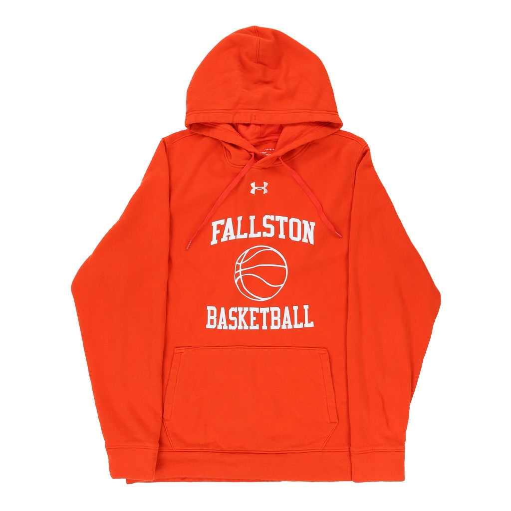 image of Fallston Basketball Under Armour Graphic Hoodie - Large Orange Cotton Blend