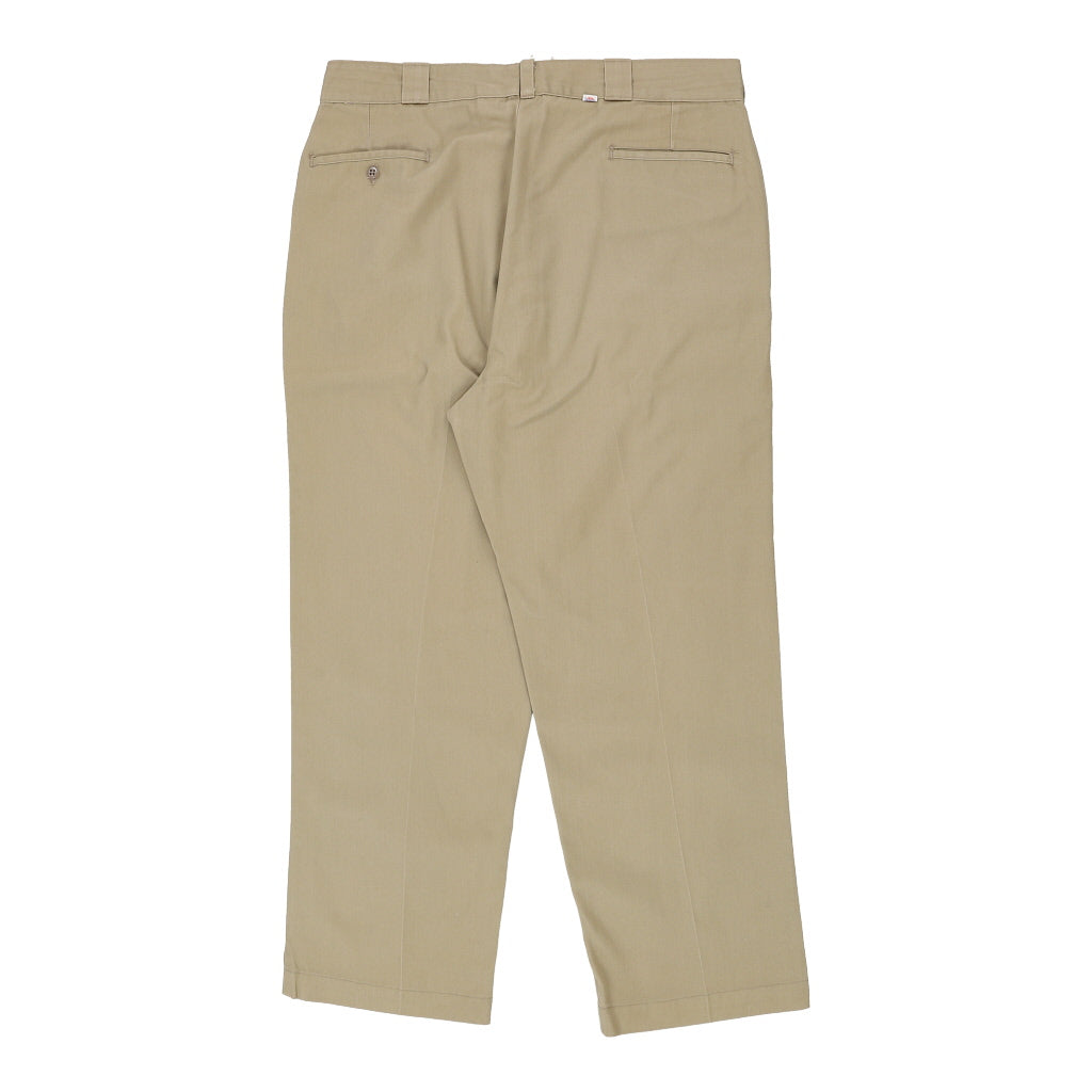 image of Dickies Trousers - 36W 30L Beige Cotton Blend