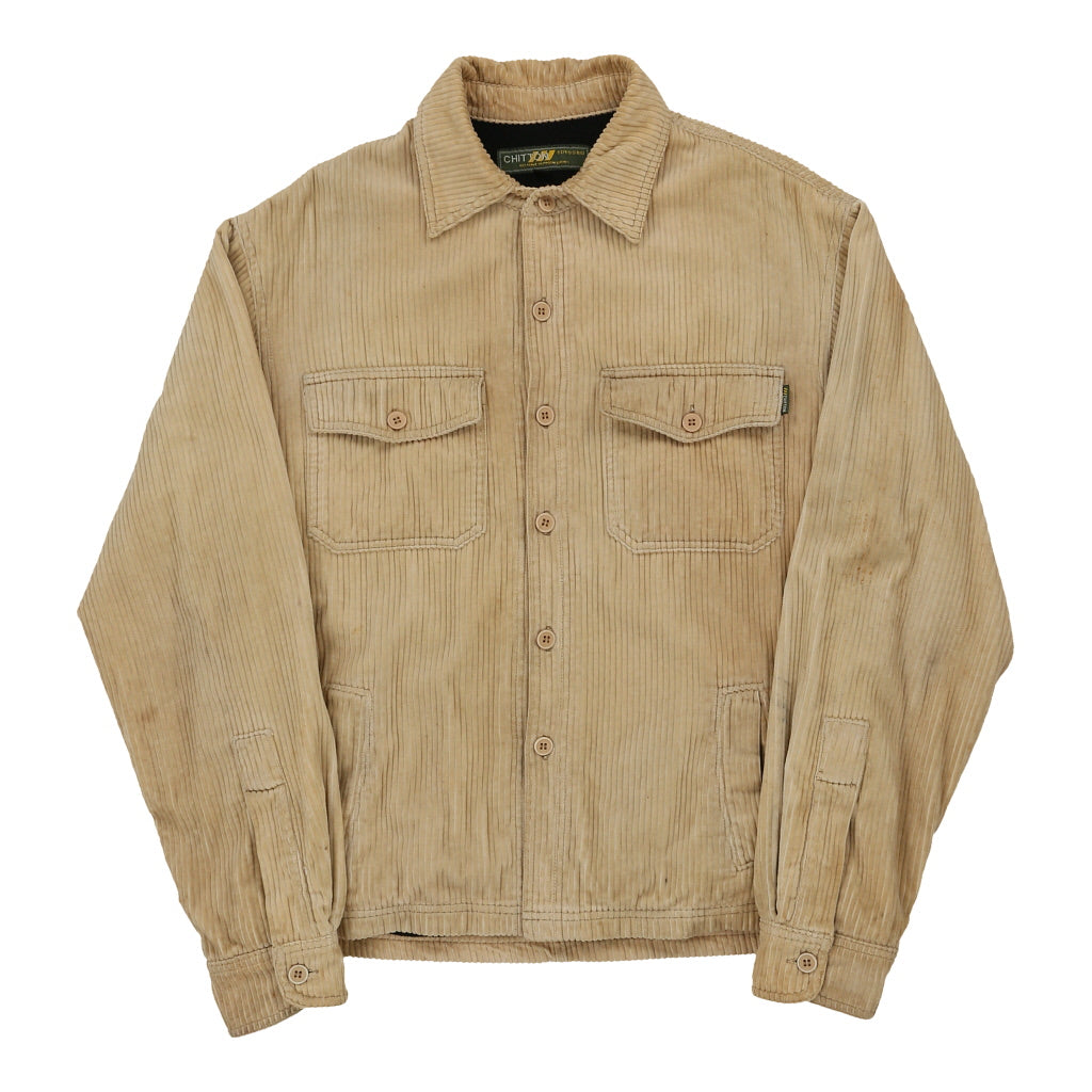 image of Chitton Cord Jacket - Small Beige Cotton