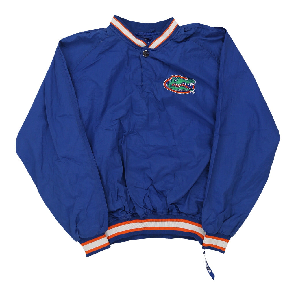 Image of Age 10-12 Florida Gators Starter NCAA Windbreaker - Large Blue Polyester