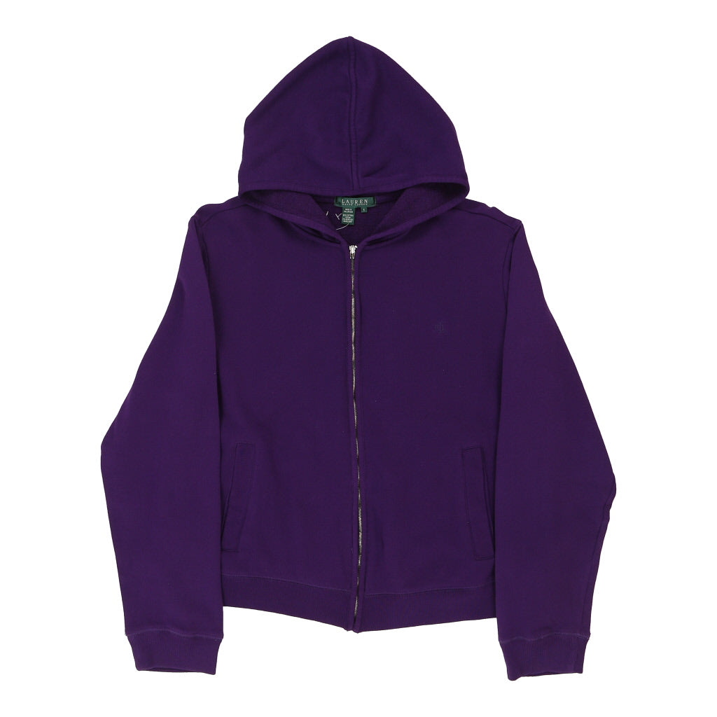 image of Age 12-13 Ralph Lauren Hoodie - Small Purple Cotton