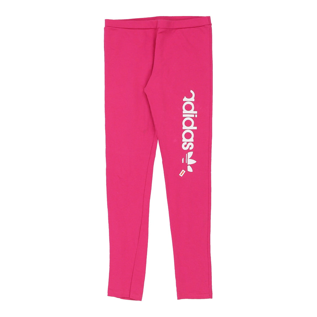 image of Bootleg Adidas Leggings - Small Pink Cotton