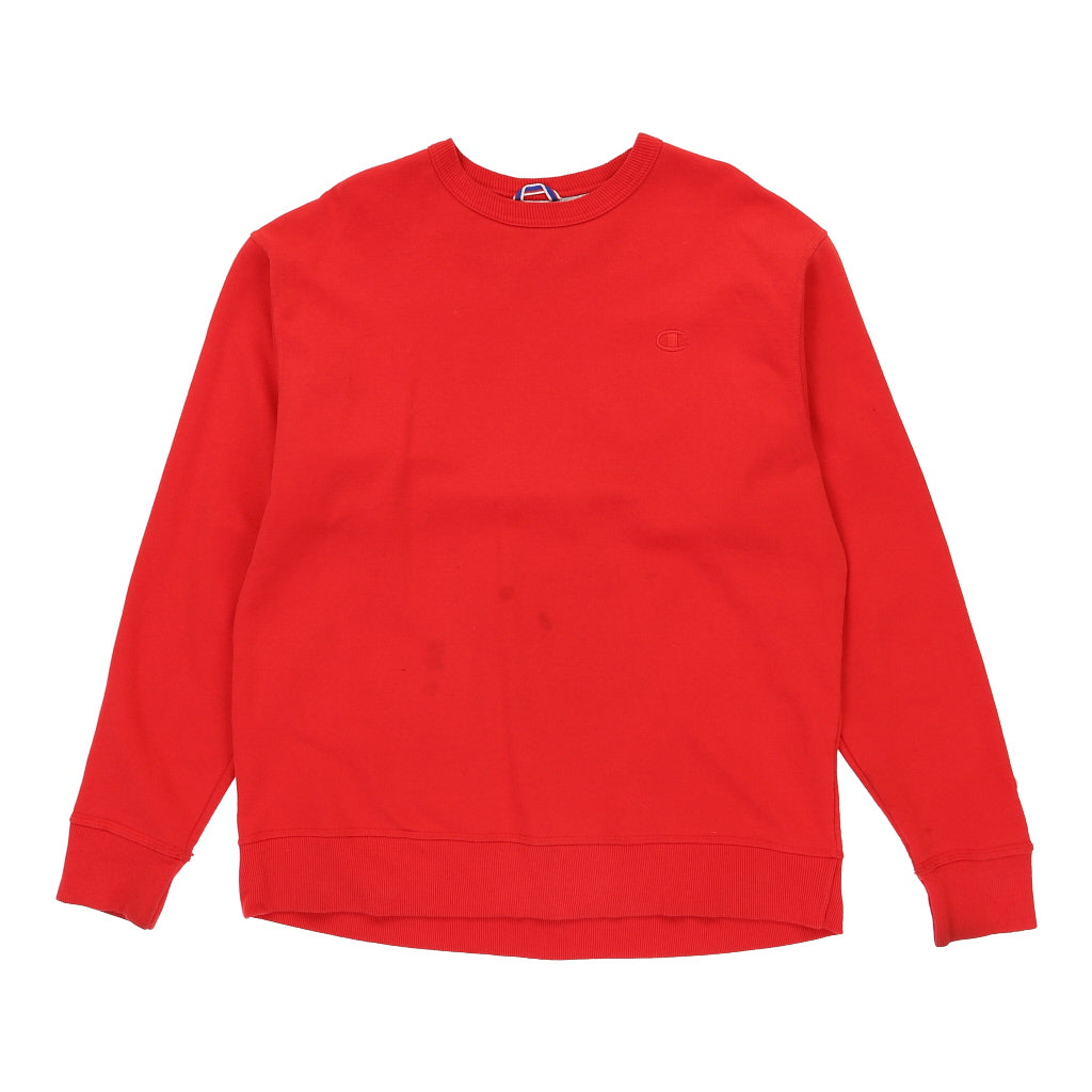 image of Champion Sweatshirt - XL Red Cotton Blend