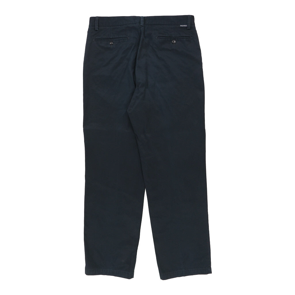 Image of Nautica Chinos - 37W 32L Navy Cotton