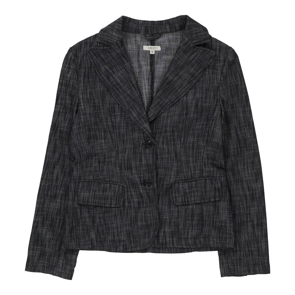 image of Andy Blazer - Medium Black Cotton Blend