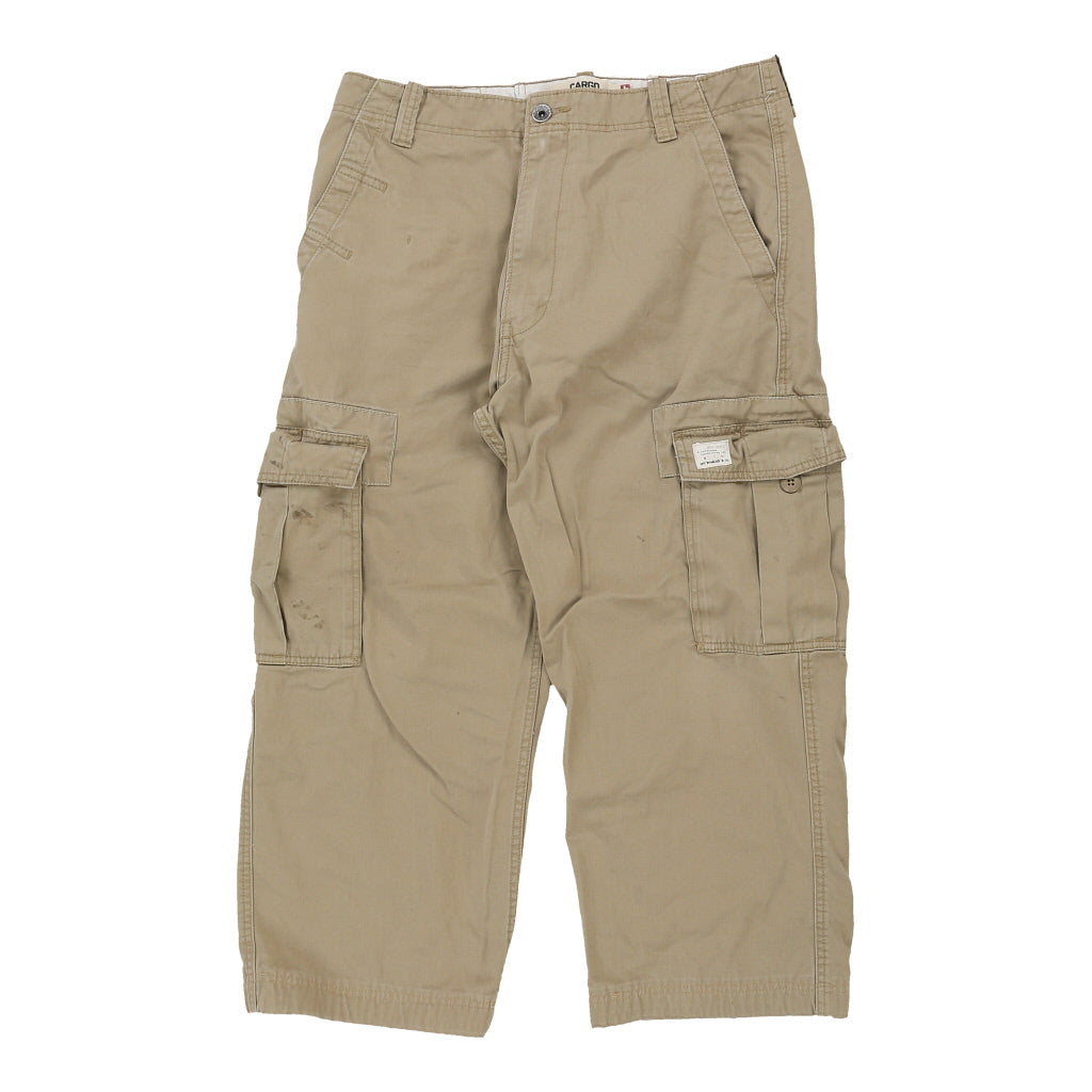 image of Levis Cargo Trousers - 36W 24L Brown Cotton Blend