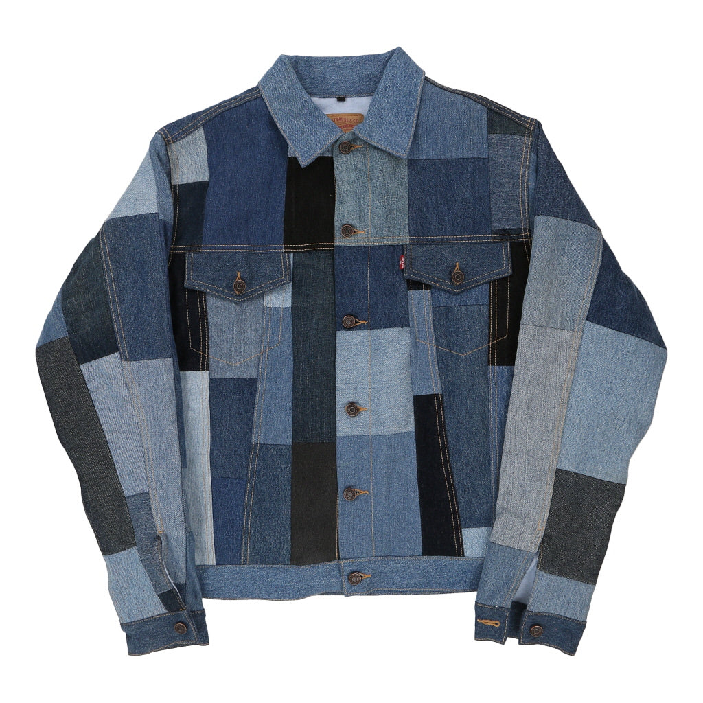 Image of Rework Levis Denim Jacket - XL Blue Cotton