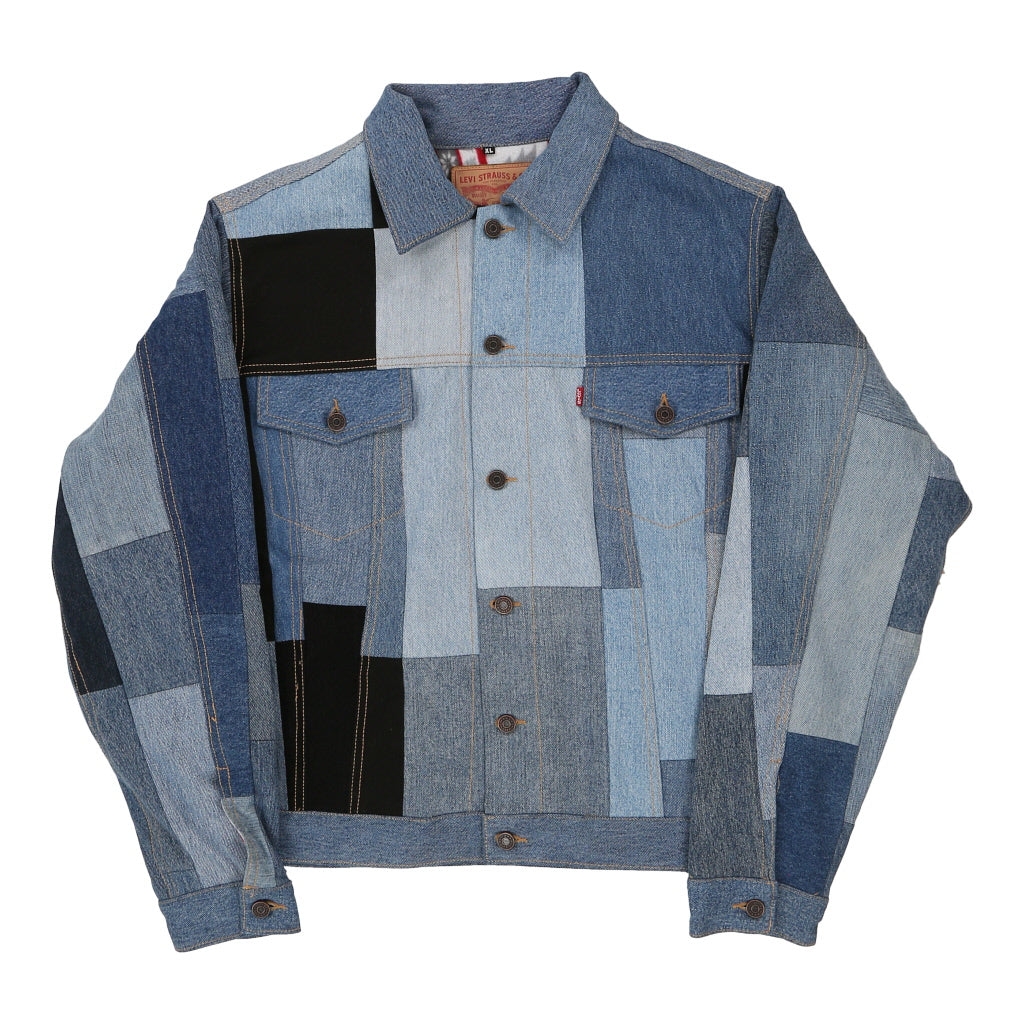 Image of Rework Levis Denim Jacket - XL Blue Cotton