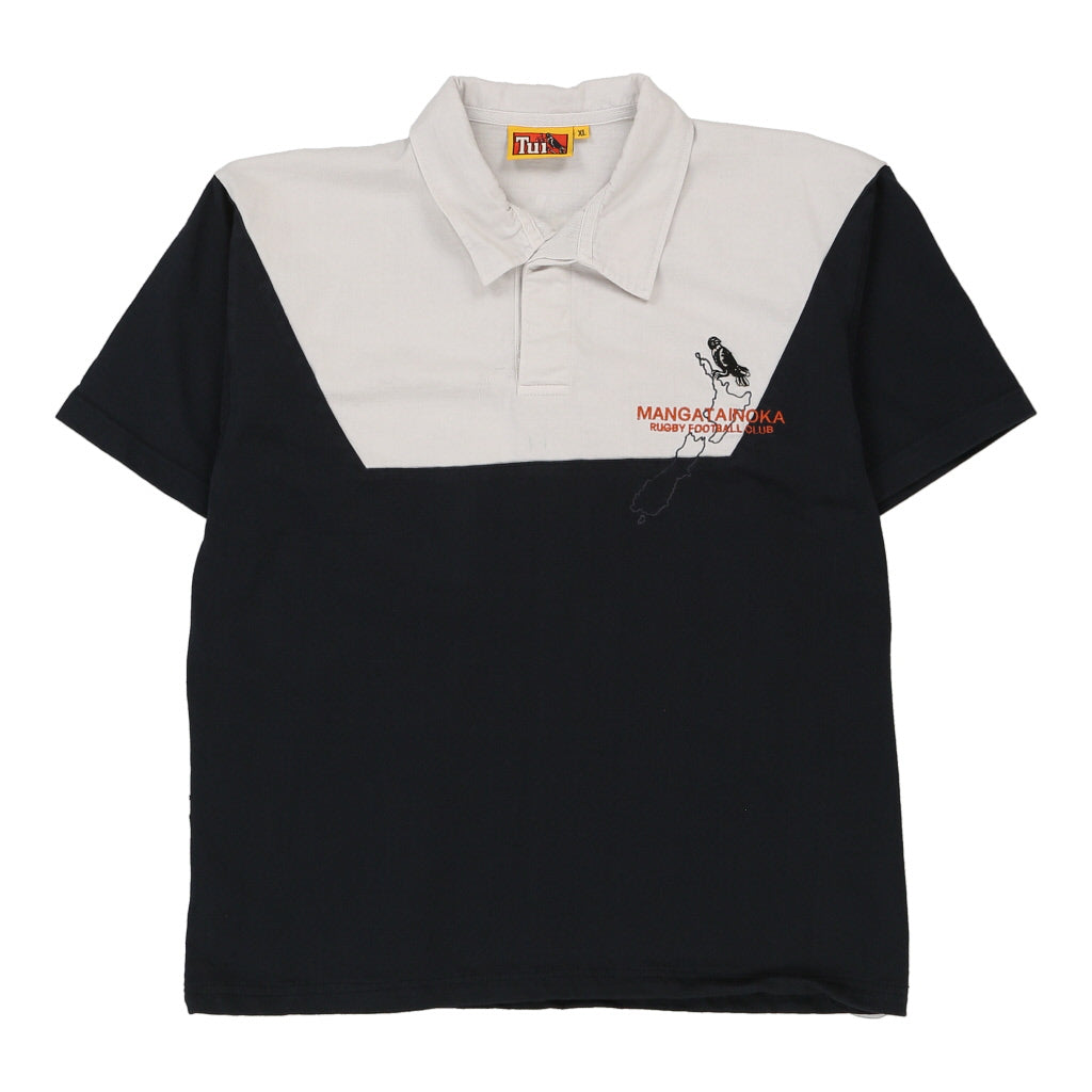 image of Mangatainoka Rugby Football Club Tui Polo Shirt - XL Navy Cotton