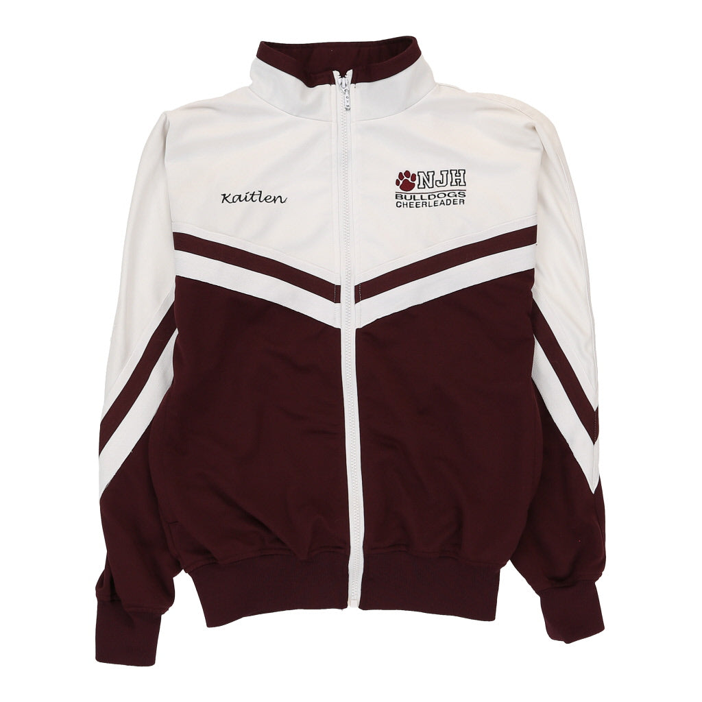 image of Gtm Sportswear Track Jacket - Small Burgundy Polyester