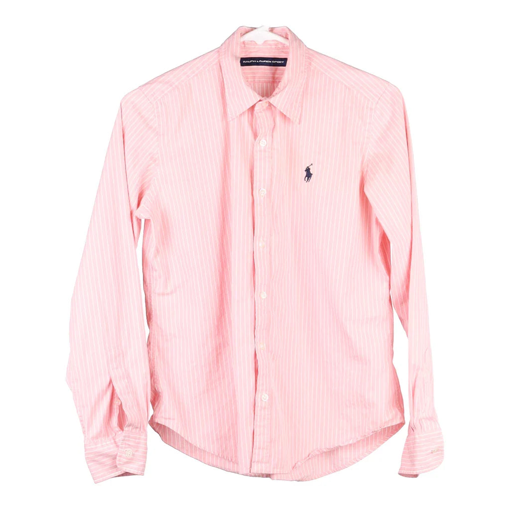 image of Ralph Lauren Striped Shirt - Small Pink Cotton