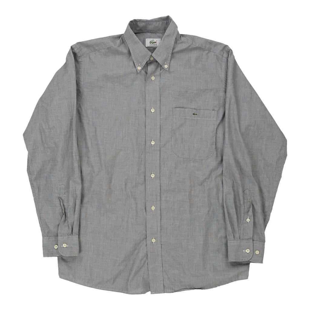 image of Lacoste Shirt - Large Grey Cotton