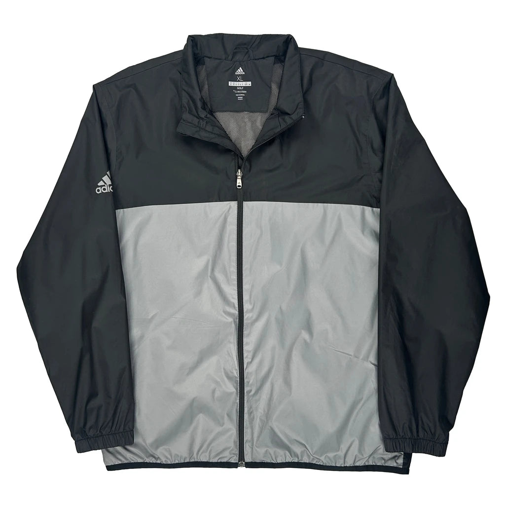image of Golf Adidas Waterproof Track Jacket - XL Black Polyester