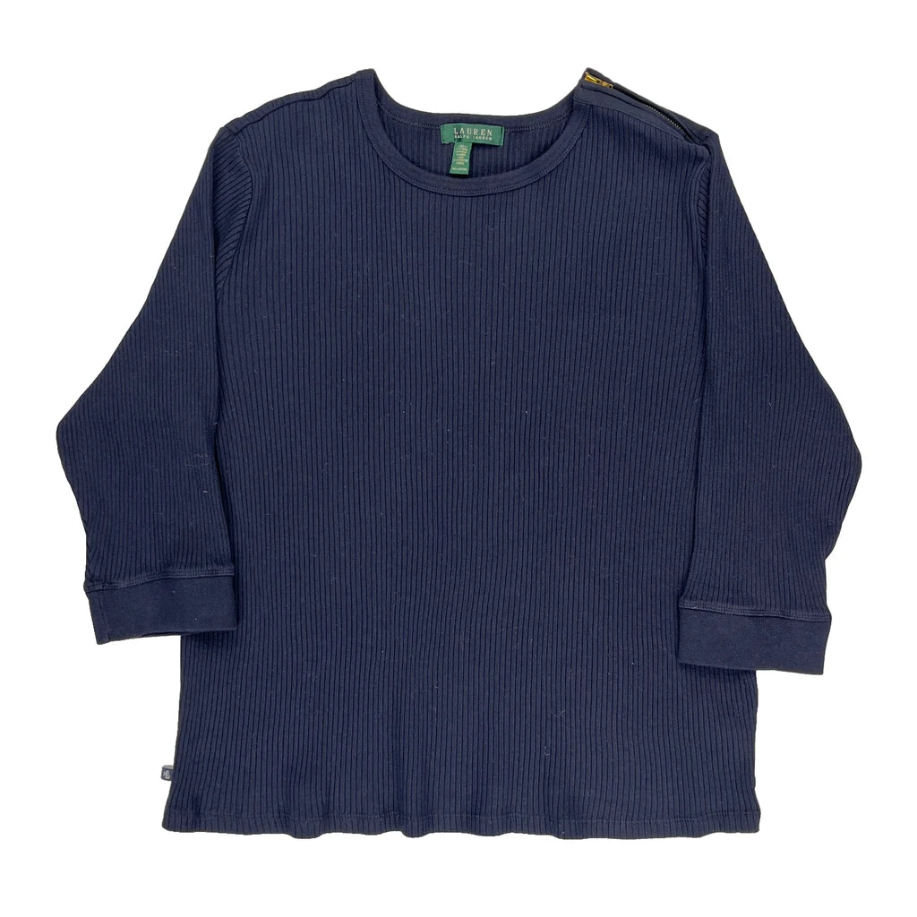 image of Ralph Lauren Jumper - Large Navy Cotton