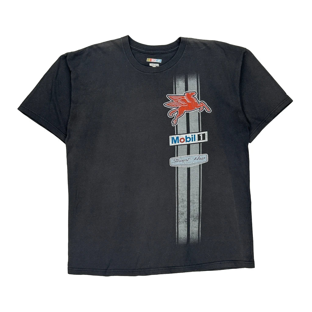 image of Mobil 1 Nascar Nascar T-Shirt - XL Black Cotton