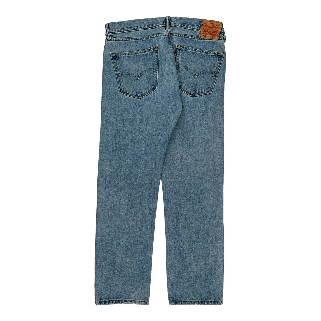 image of 505 Levis Jeans - 34W 31L Blue Denim