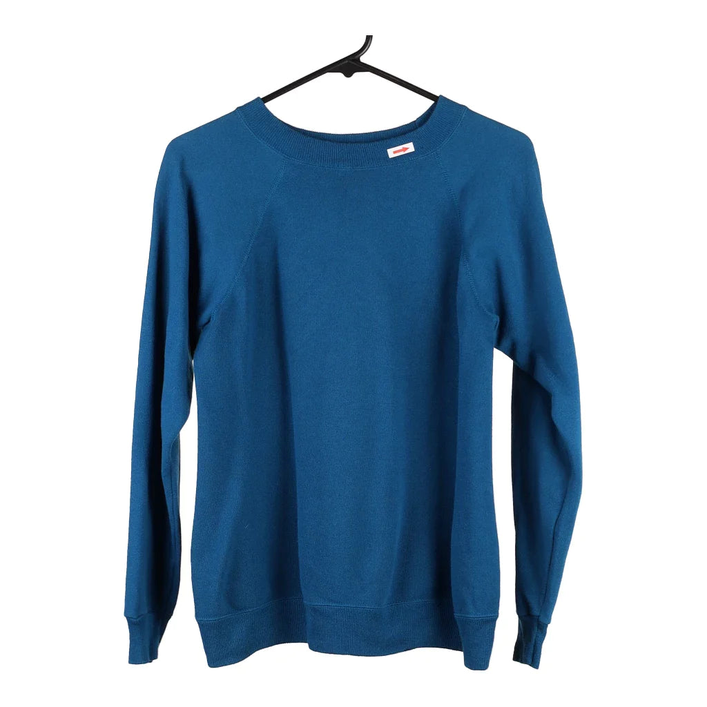 image of Hanes Sweatshirt - Small Blue Cotton Blend