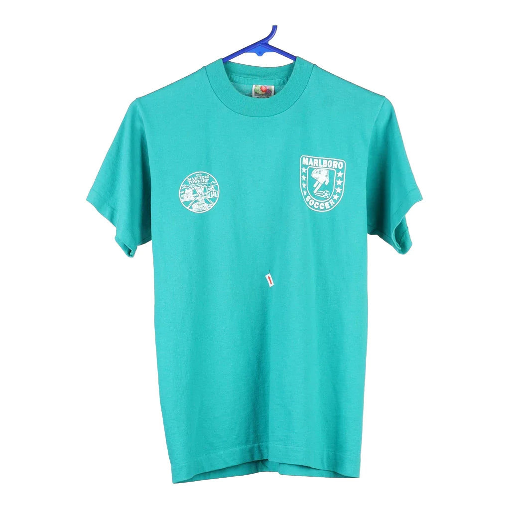 image of Marlboro Soccer Fruit Of The Loom T-Shirt - Small Blue Cotton