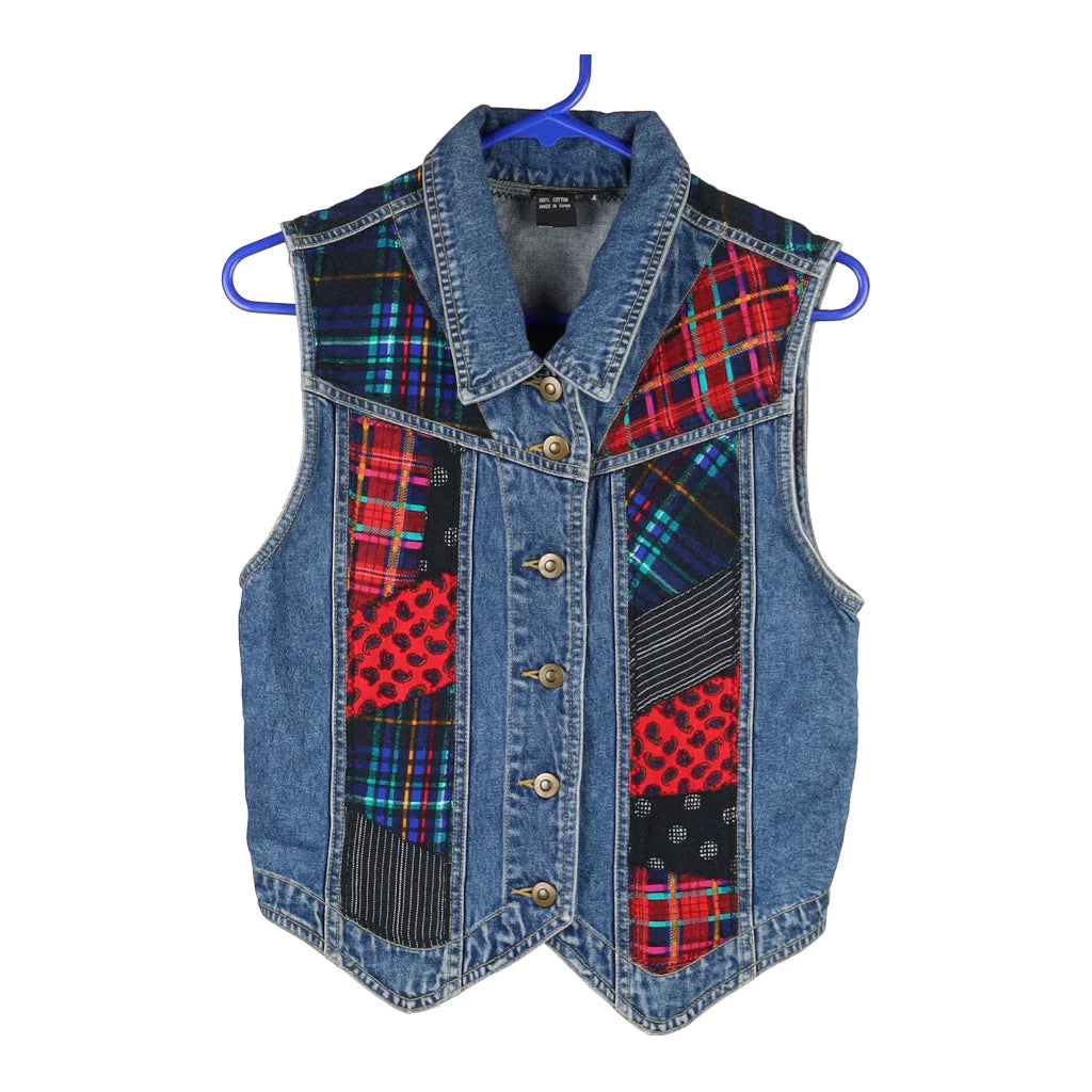 image of Carol Little Sport Denim Gilet - XS Blue Cotton