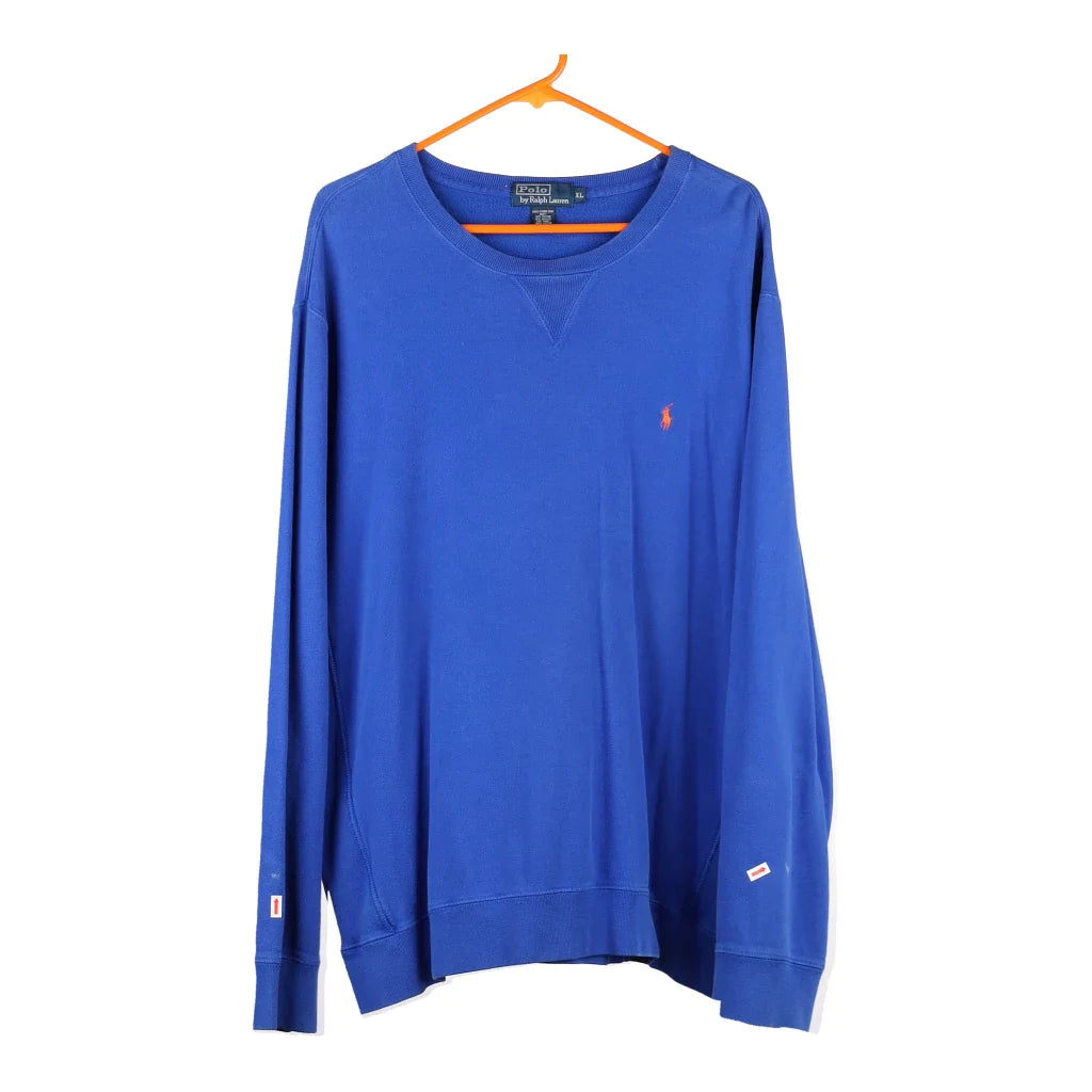 image of Ralph Lauren Sweatshirt - XL Blue Cotton Blend