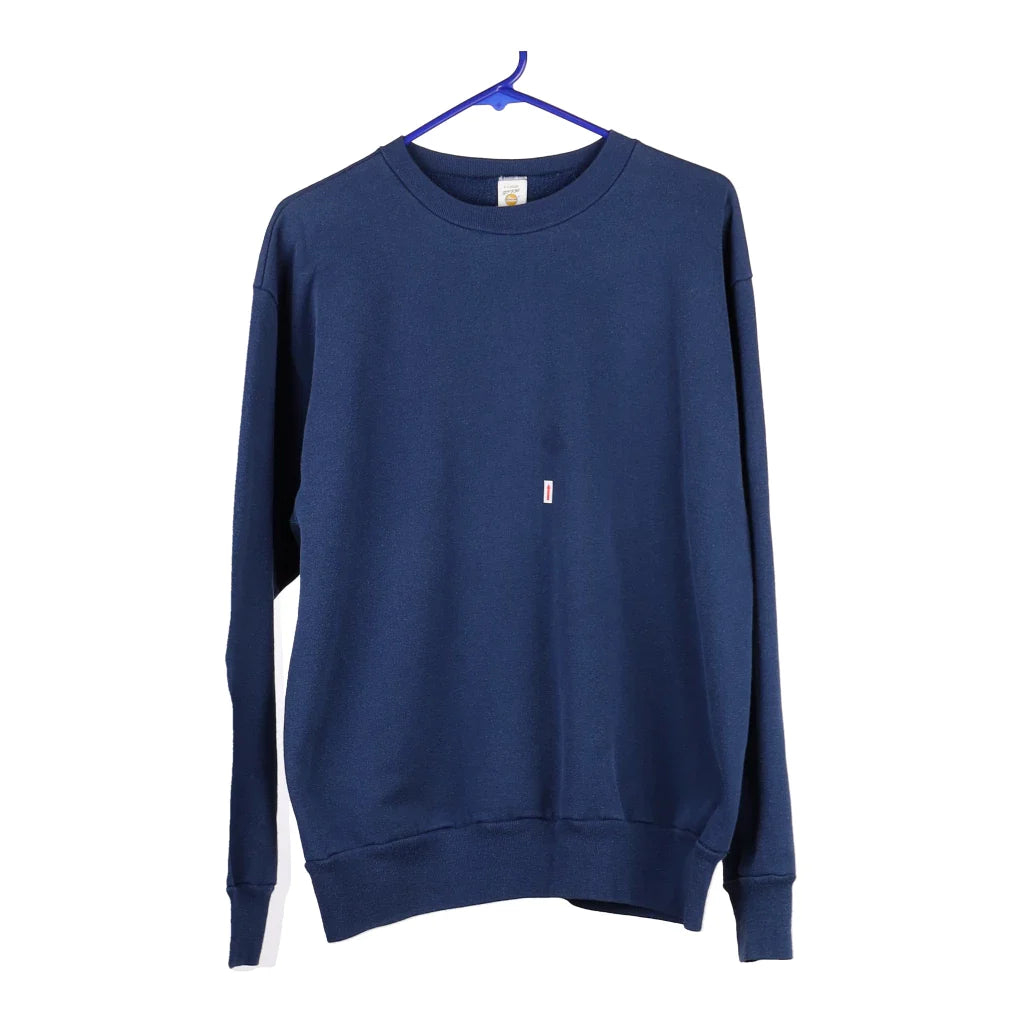 Image of Medallion Sweatshirt - XL Blue Cotton Blend