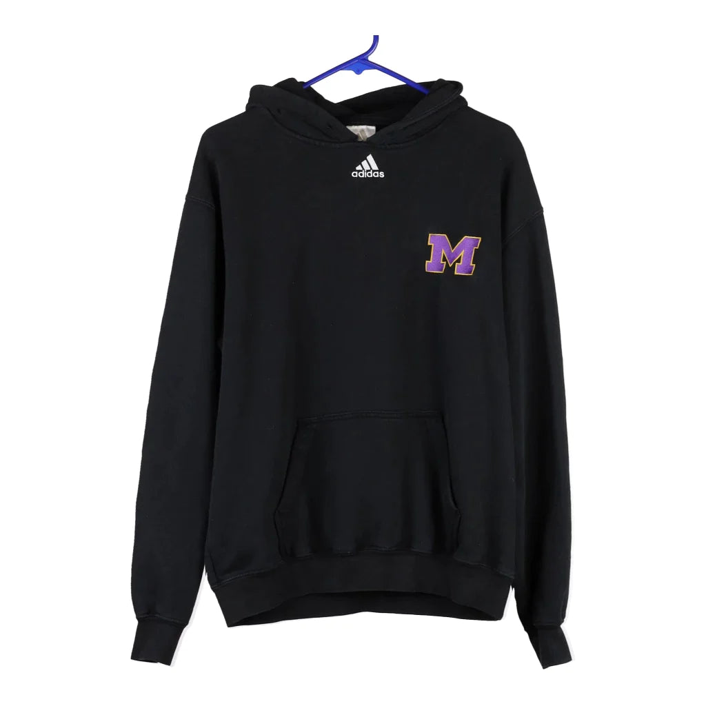 Image of Adidas Hoodie - Small Black Cotton Blend