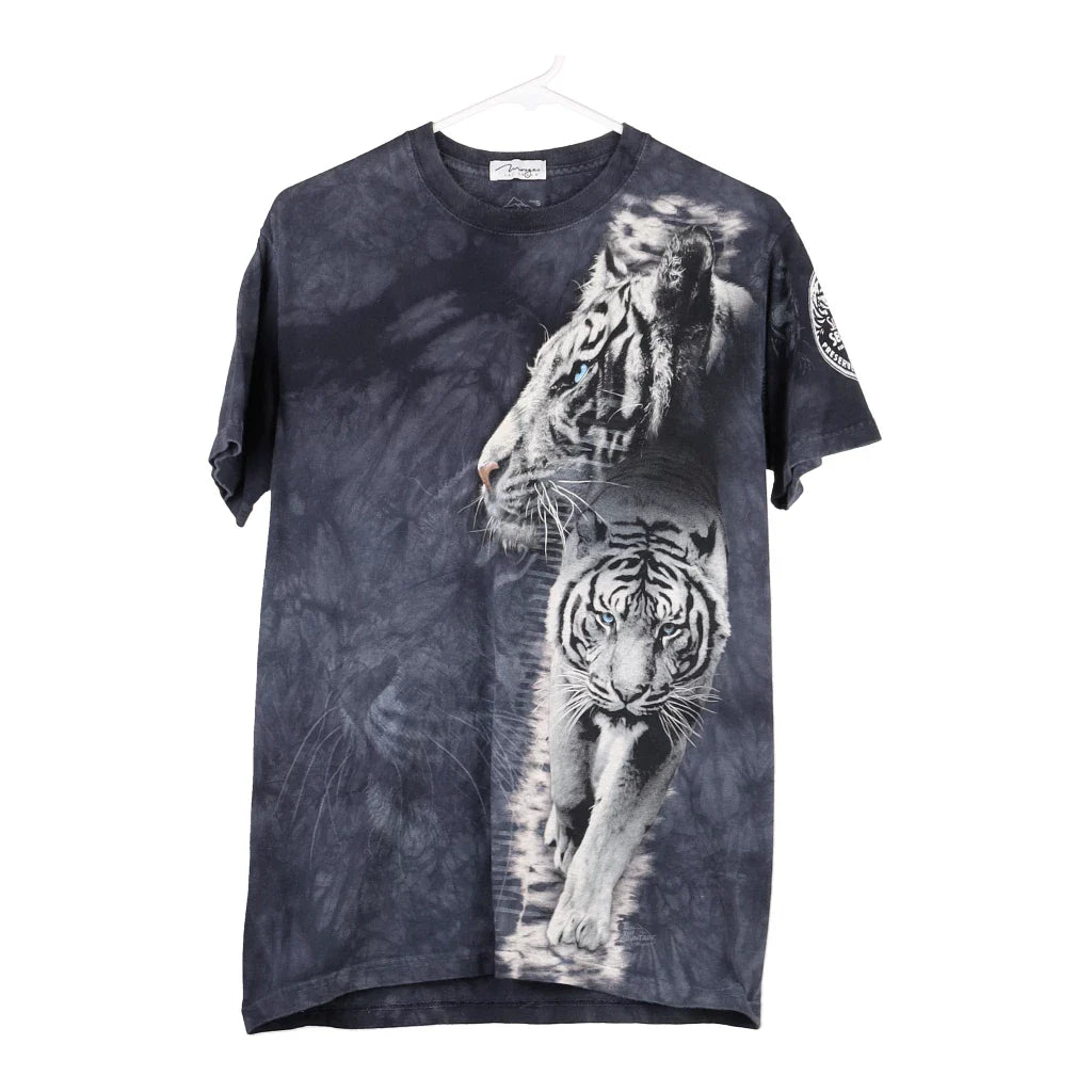 image of The Mountain Tie-Dye T-Shirt - Small Black Cotton