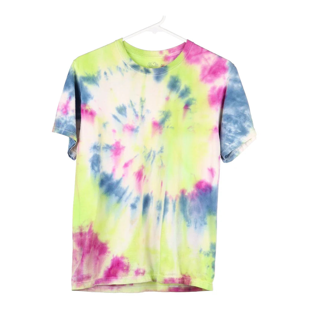 image of Fruit Of The Loom Tie-Dye T-Shirt - Small Multicoloured Cotton