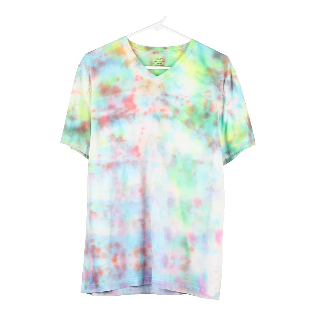 Image of George Tie-Dye T-Shirt - Medium Multicoloured Cotton