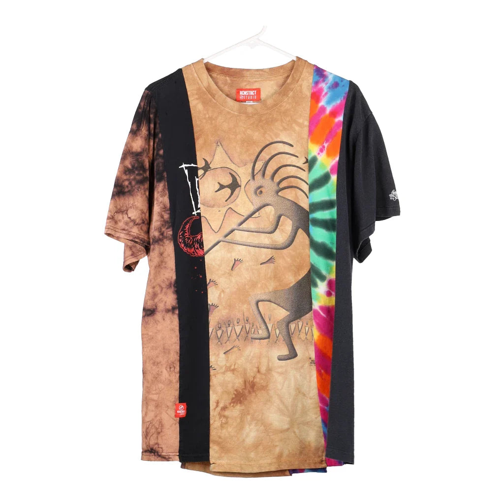 Rcnstruct Studio Tie-Dye T-Shirt - 2XL Multicoloured Cotton