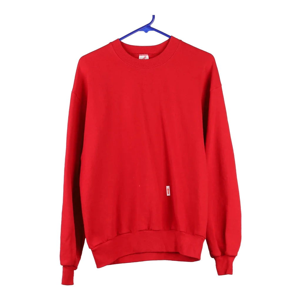 image of Jerzees Sweatshirt - Large Red Cotton Blend