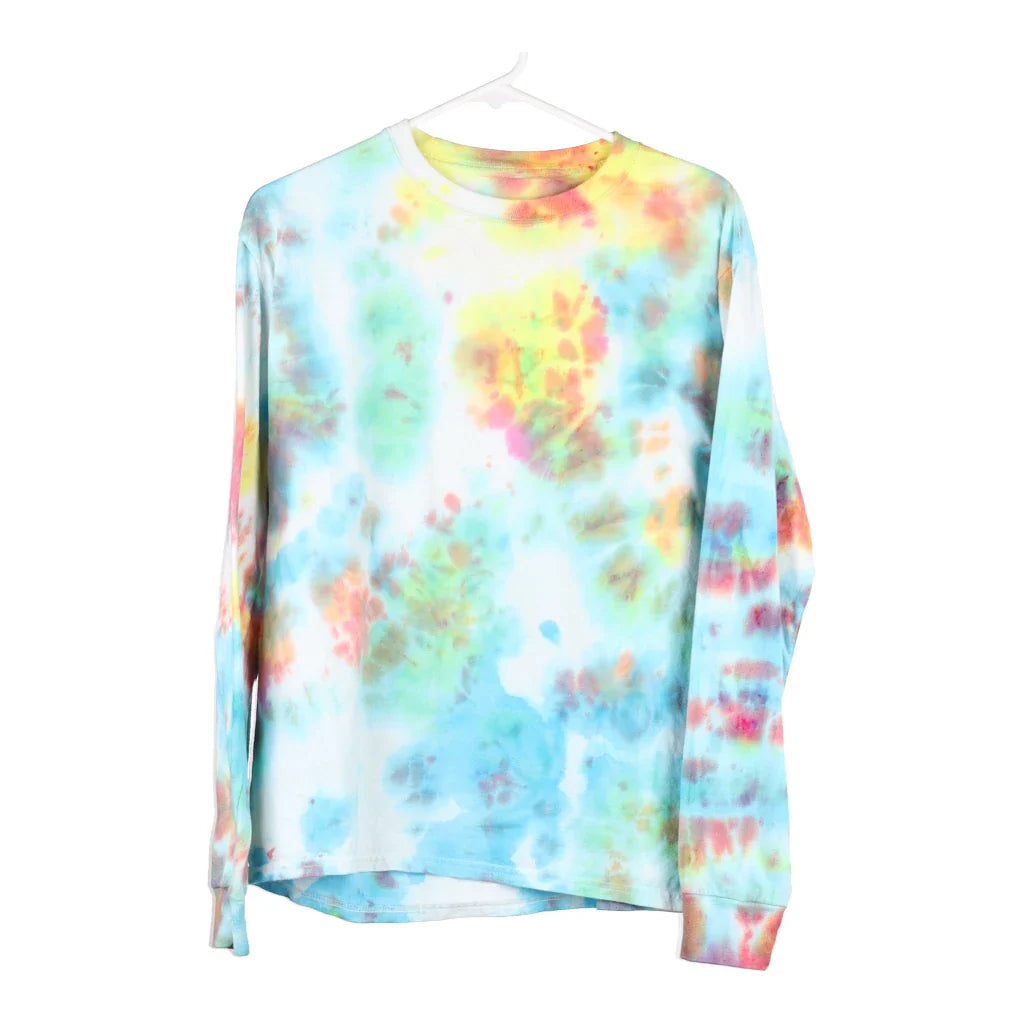 image of Unbranded Tie-Dye Long Sleeve T-Shirt - Large Multicoloured Cotton