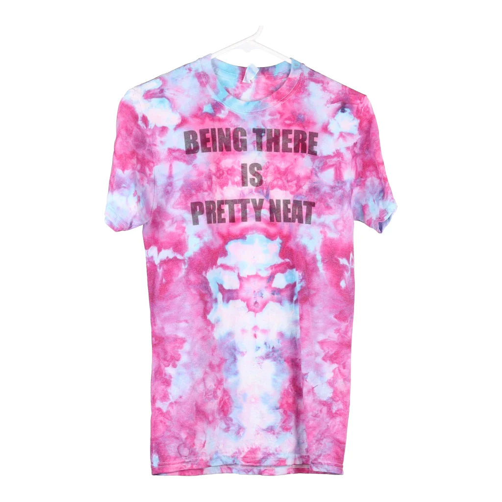 image of Jerzees Tie-Dye T-Shirt - Small Pink Cotton