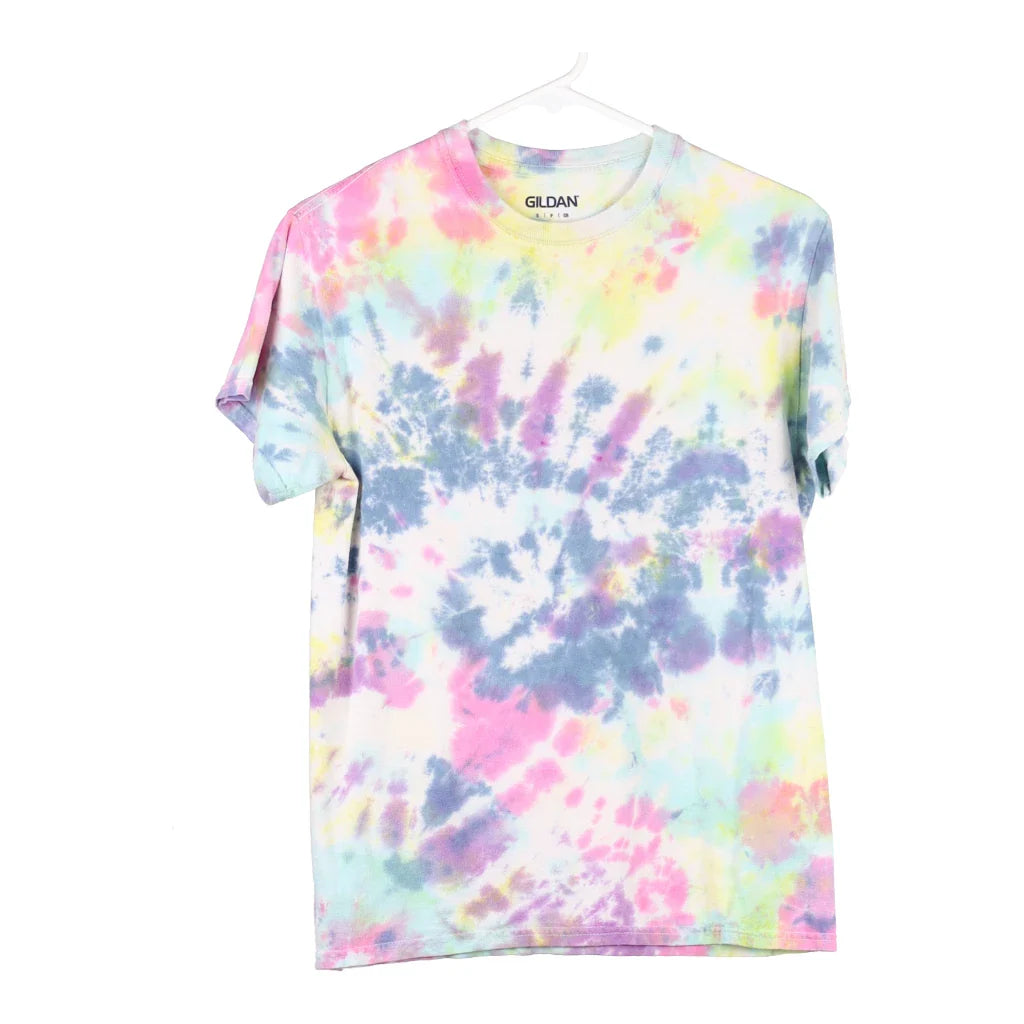 image of Gildan Tie-Dye T-Shirt - Small Multicoloured Cotton