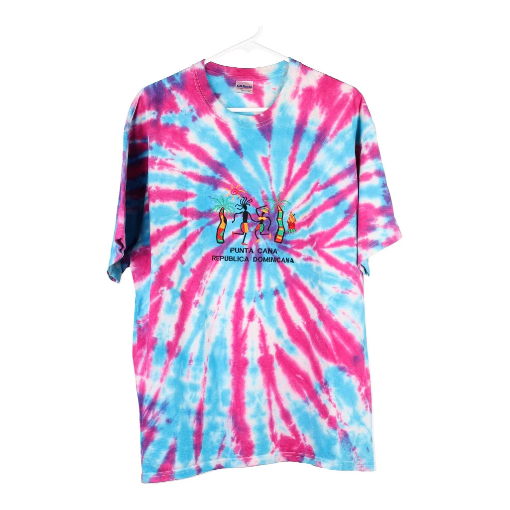 image of Punta Cana Gildan Tie-Dye T-Shirt - XL Multicoloured Cotton