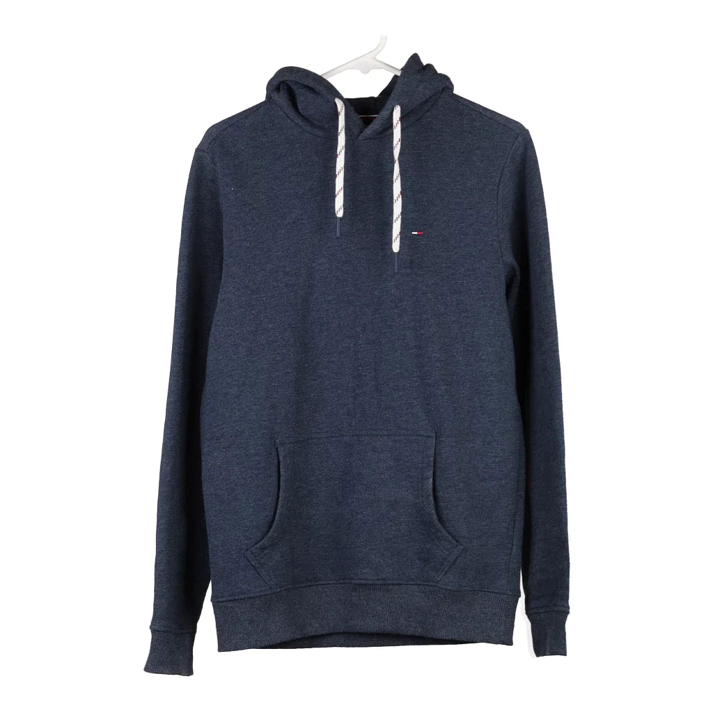 image of Tommy Hilfiger Denim Hoodie - Small Navy Cotton