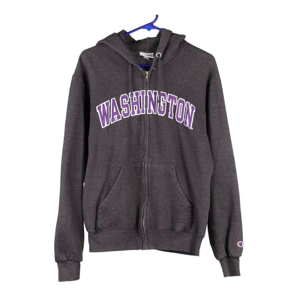 image of Washington Champion Hoodie - Small Grey Cotton Blend