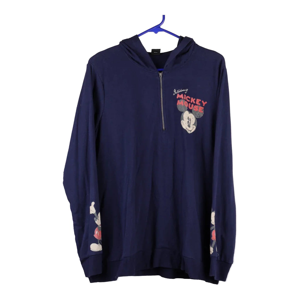 image of Disney Hoodie - Medium Navy Cotton